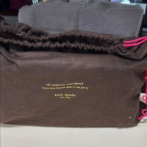 Kate Spade Brown Tote Bag with Matching Wallet